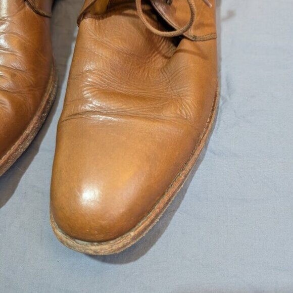 Poppy Barley Handcrafted Chukka Boots Men Size 10 - Picture 5 of 12